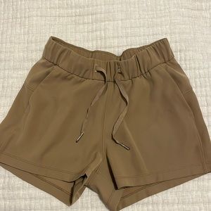 On the fly shorts Lululemon Tan